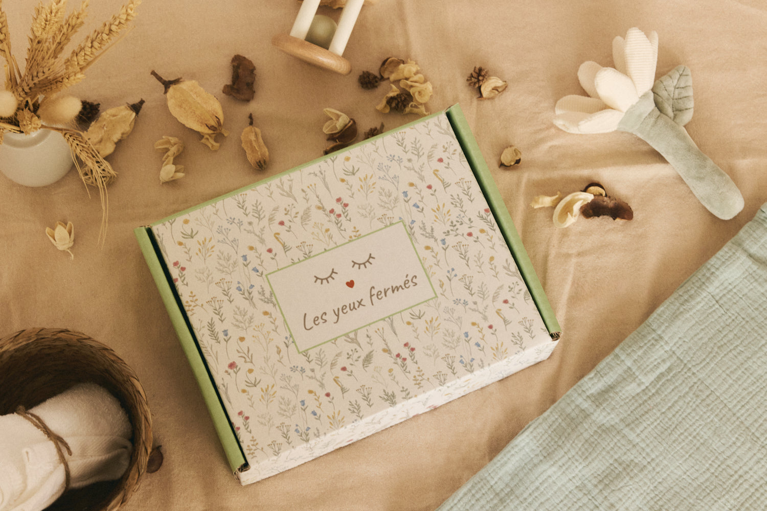 Offrir un coffret Les yeux fermés